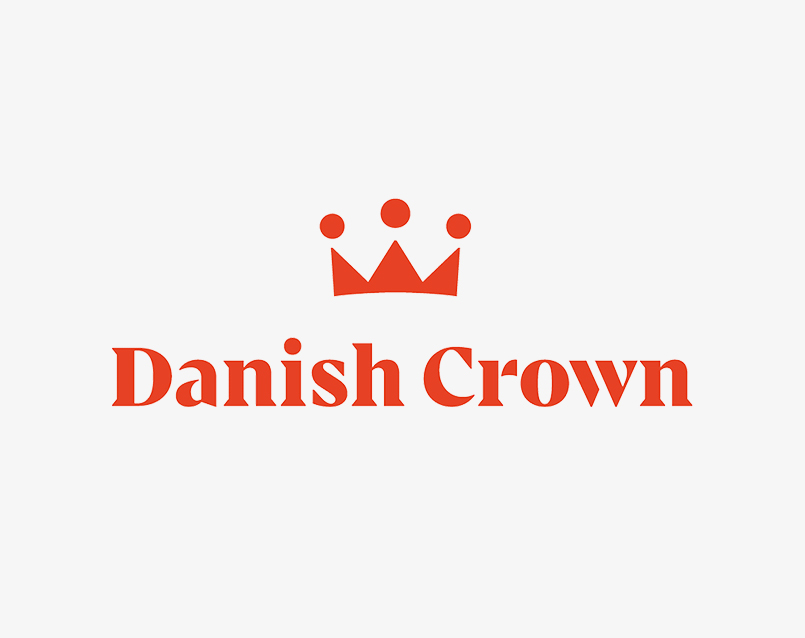 The logo of Danish Crown, a TAGARNO user