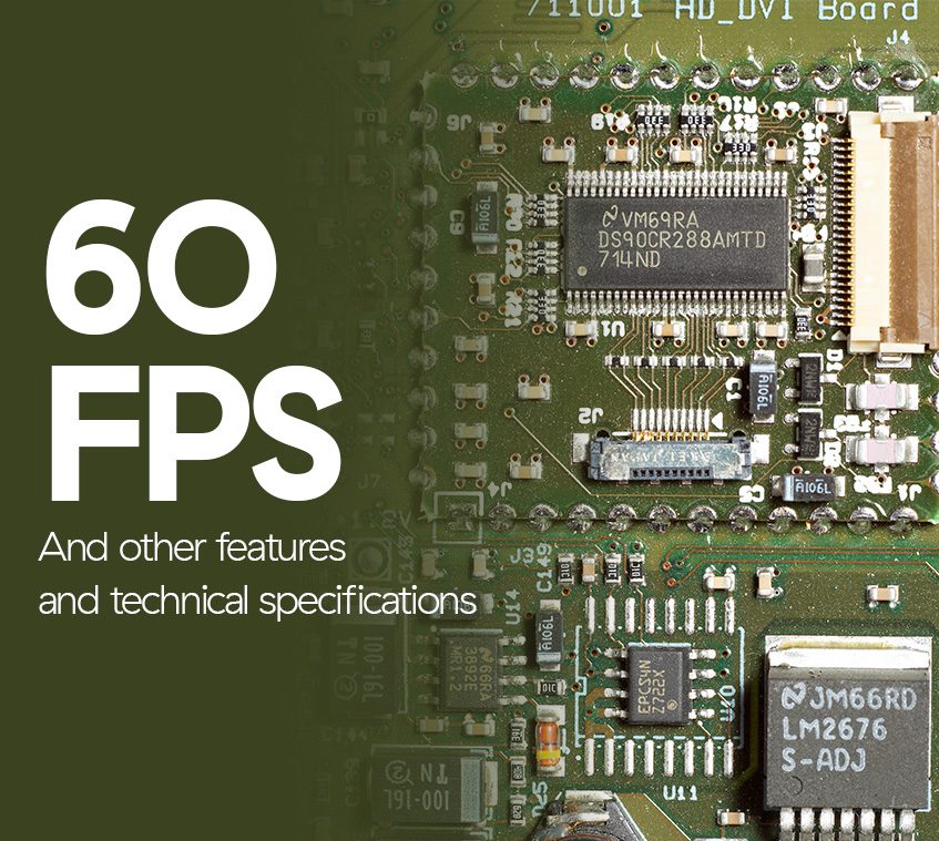 Magnified PCB with the following overlay text: 